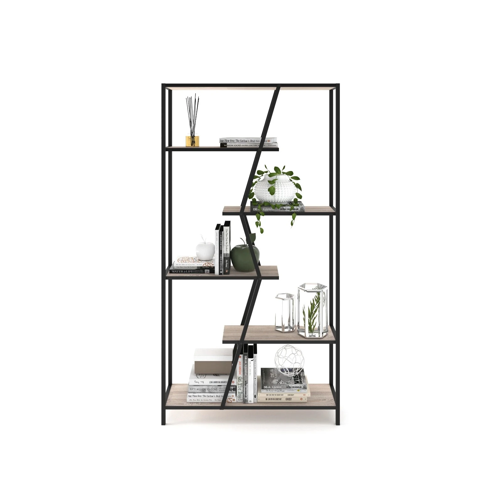 Kitaplık Kalip Sonomo -Siyah