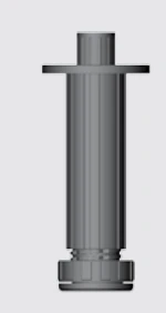 Baza Pabucu Plastik Kahverengi