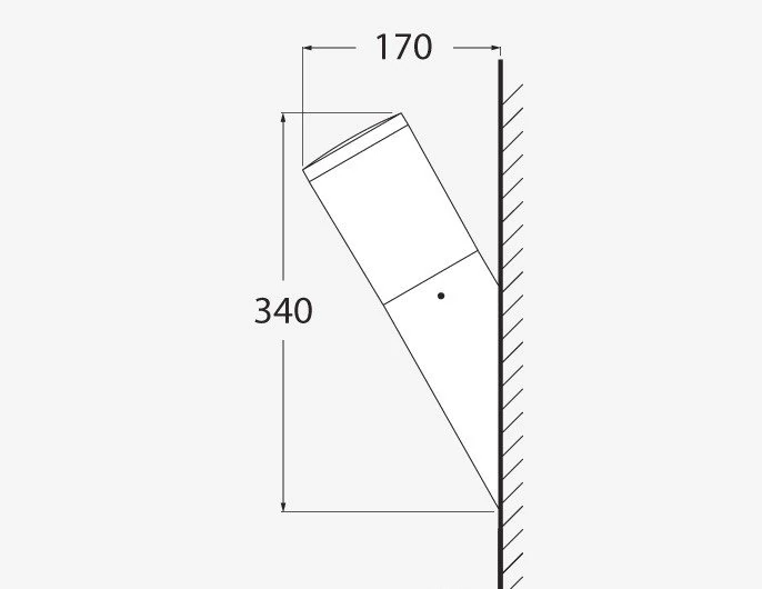 Fumagalli Arm. Duvar ledli 8w Amelia Fs Siyah