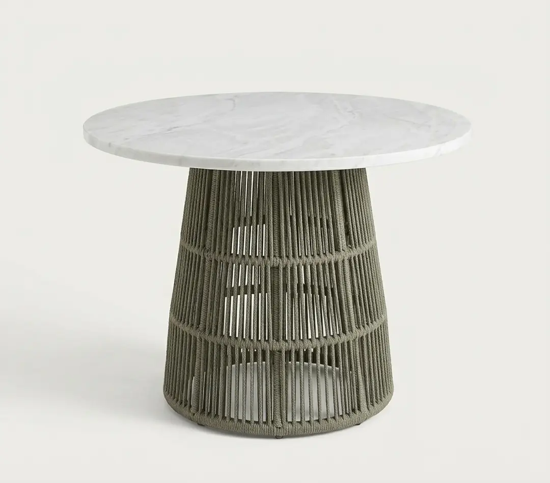 Marley Table Round Ø120cm Stone Gray