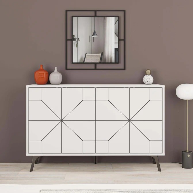 Konsol Masa Dune Beyaz 123*77*35cm