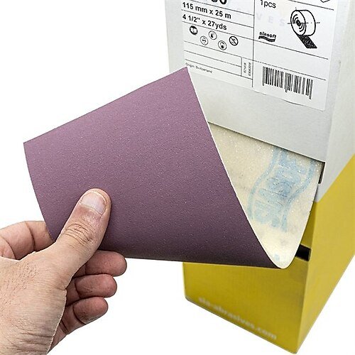 SIASPEED Süngerli Rulo Zımpara 115mm*25m GR.400