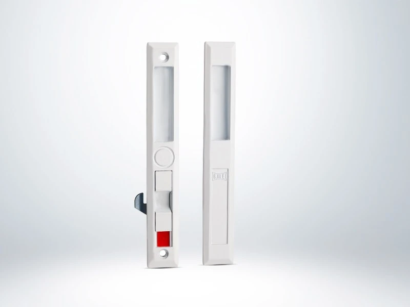 PVC-Alüminyum Doğrama İçin  Sürme Kilit Anahtarlı Beyaz