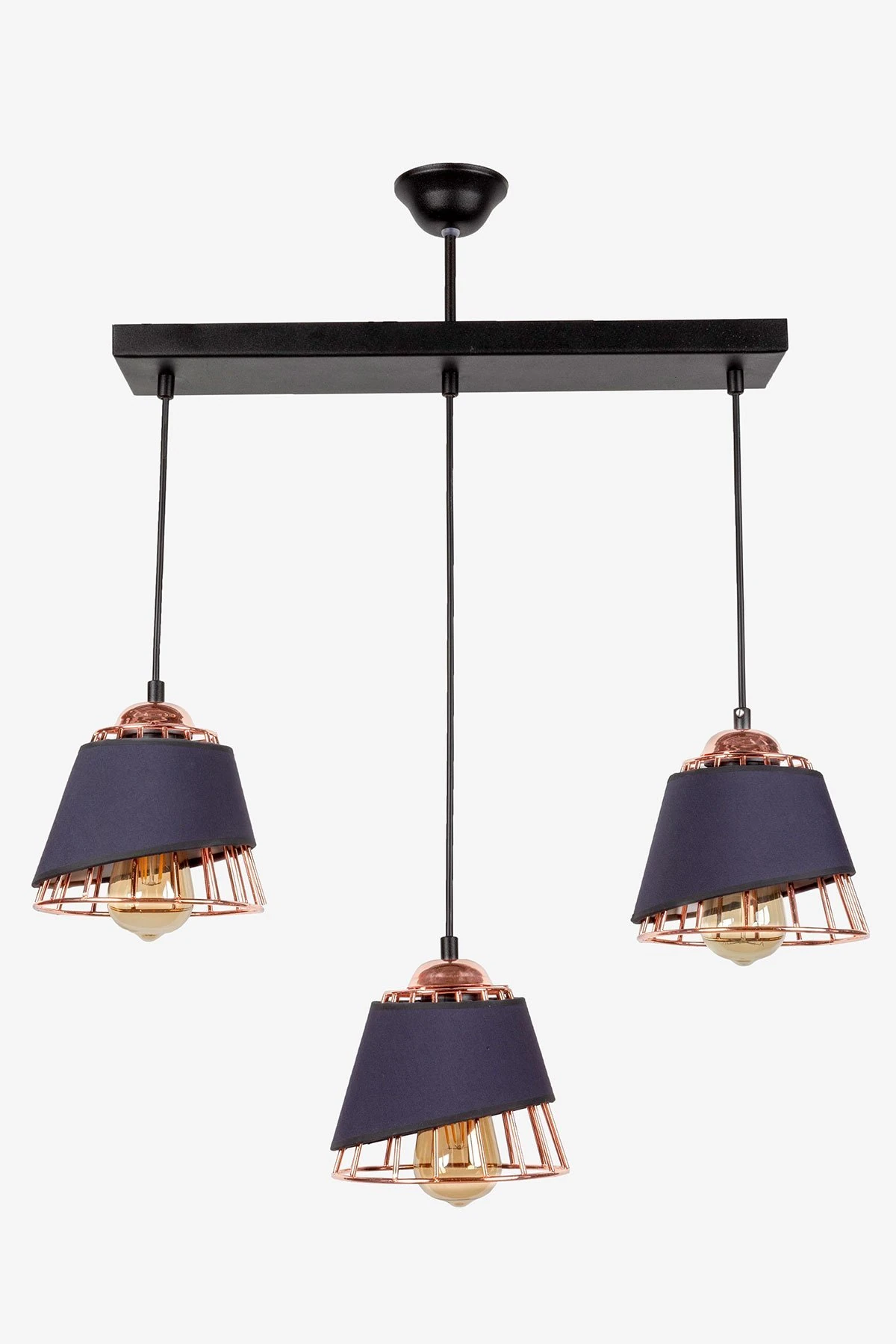 Sera Sıralı Avize 3lü Altın