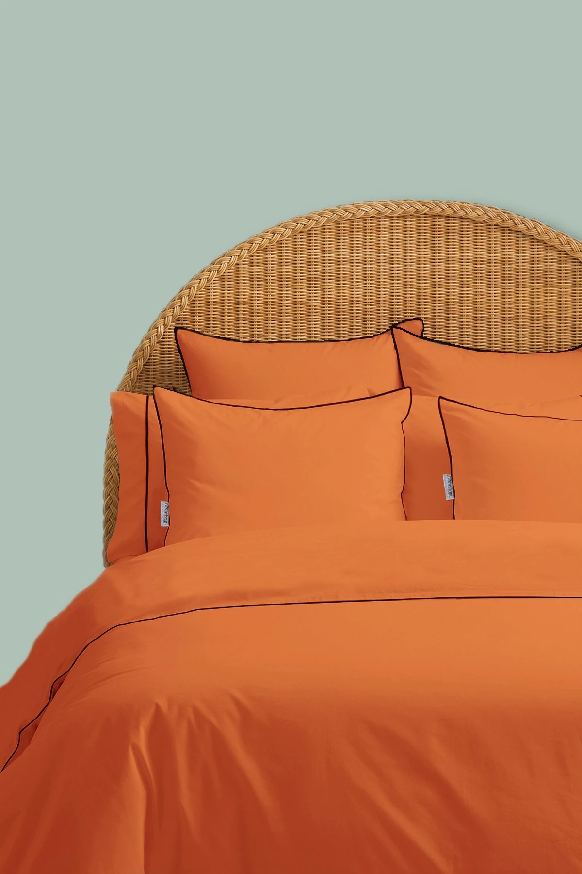 Nevresim Ç.K Turuncu Siyah Biyeli 200x220cm