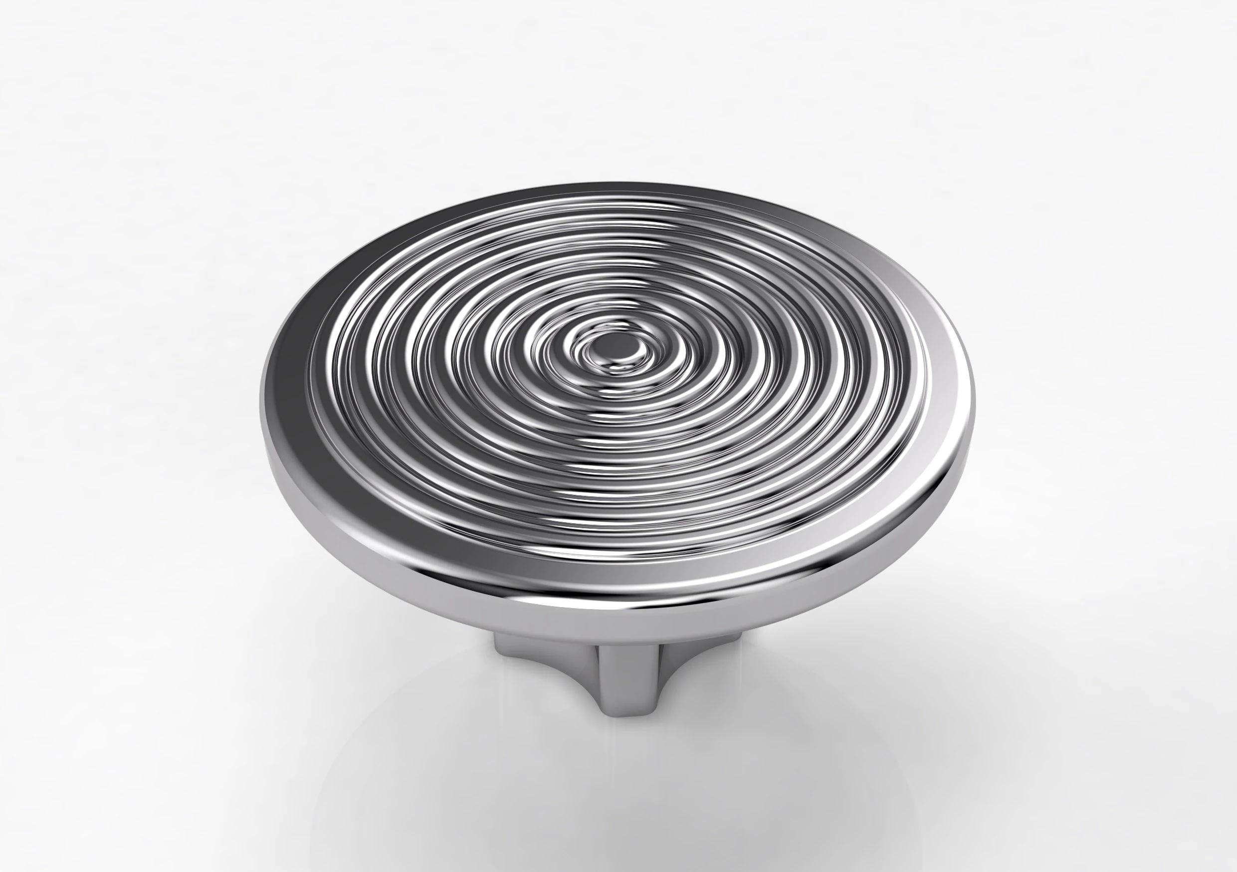 Kulp Düğme Elips Krom