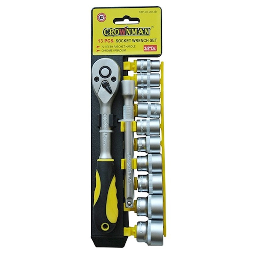 Anahtar Lokma Seti 3/8" 13 Parça