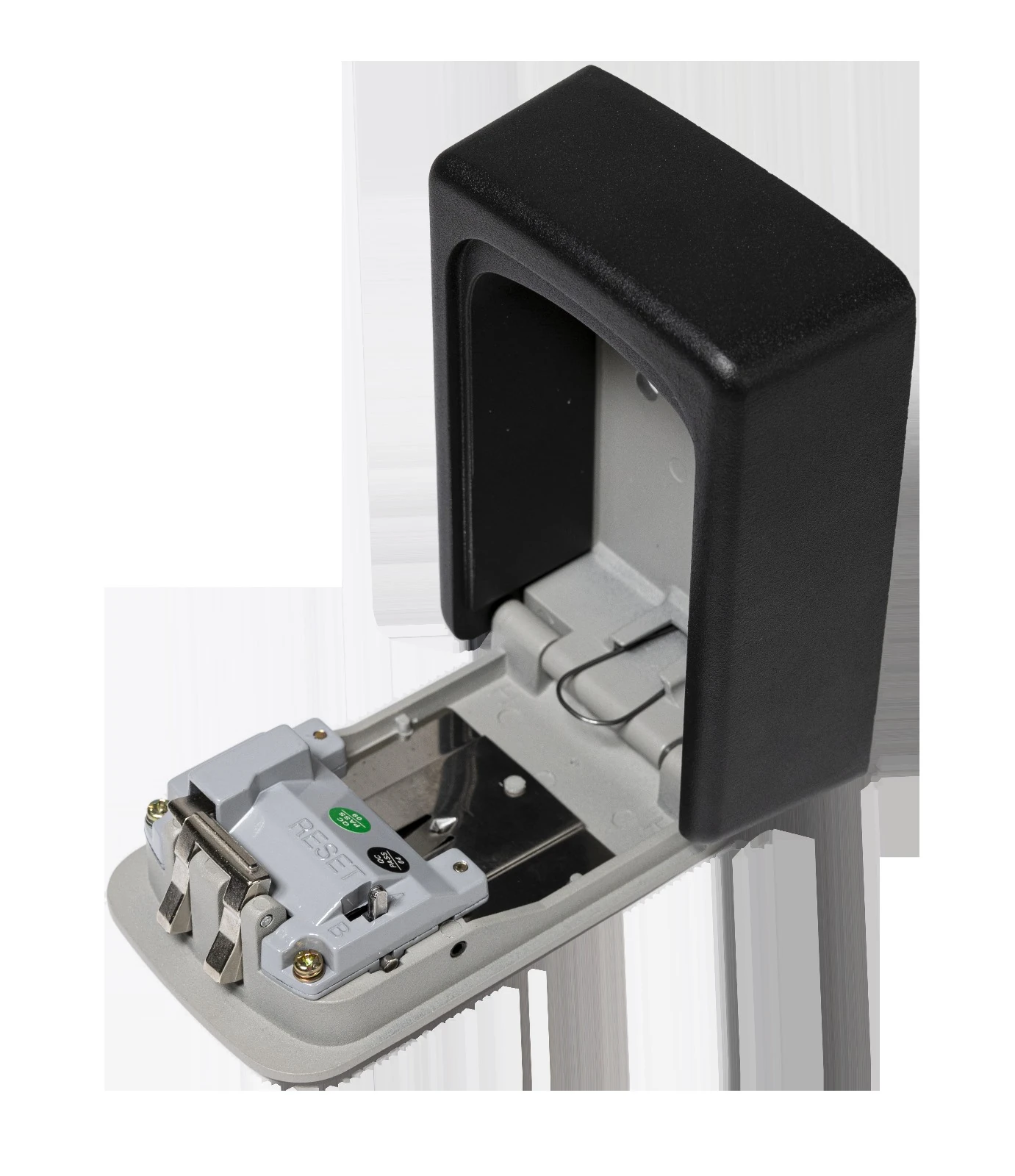 Anahtar Kasası Şifreli Siyah Gri 12,2x8,7x4cm