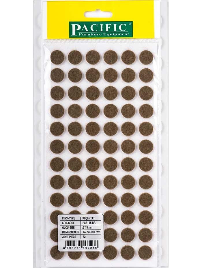 Yapışkanlı Keçe 15mm Kahve Pacific