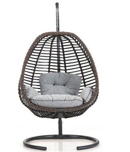 Salıncak Fındık Rattan Kahve 120cm Minder Krem