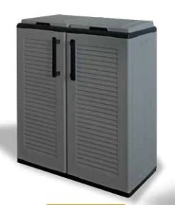 EASYKısaDolapPlsTek RaflıÜstüAçılırAntrasit68x37x8