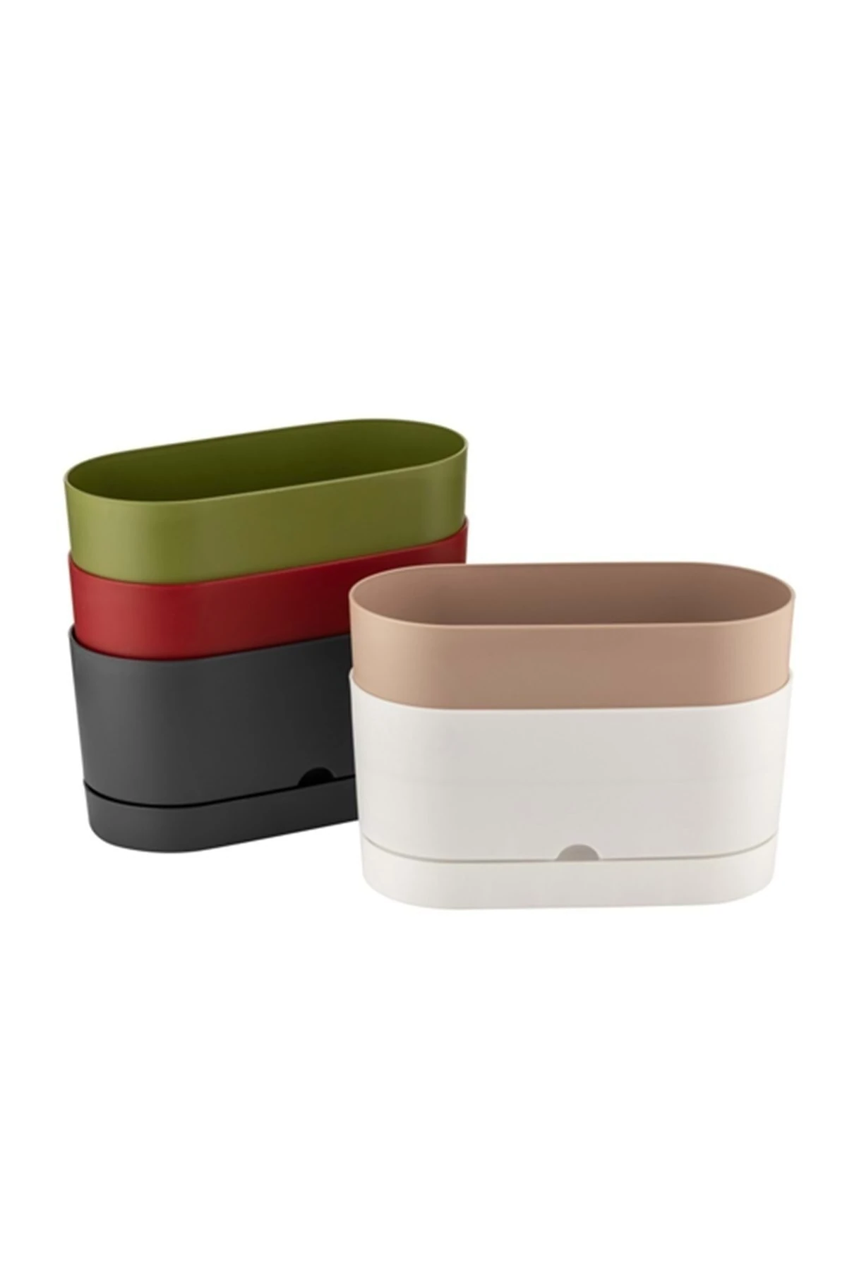 Begonya Balkon Saksı  5,5Lt Beyaz