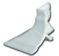 Küvet Kenar Montaj Aparatı Dış Dönüş 30x30mm Beyaz
