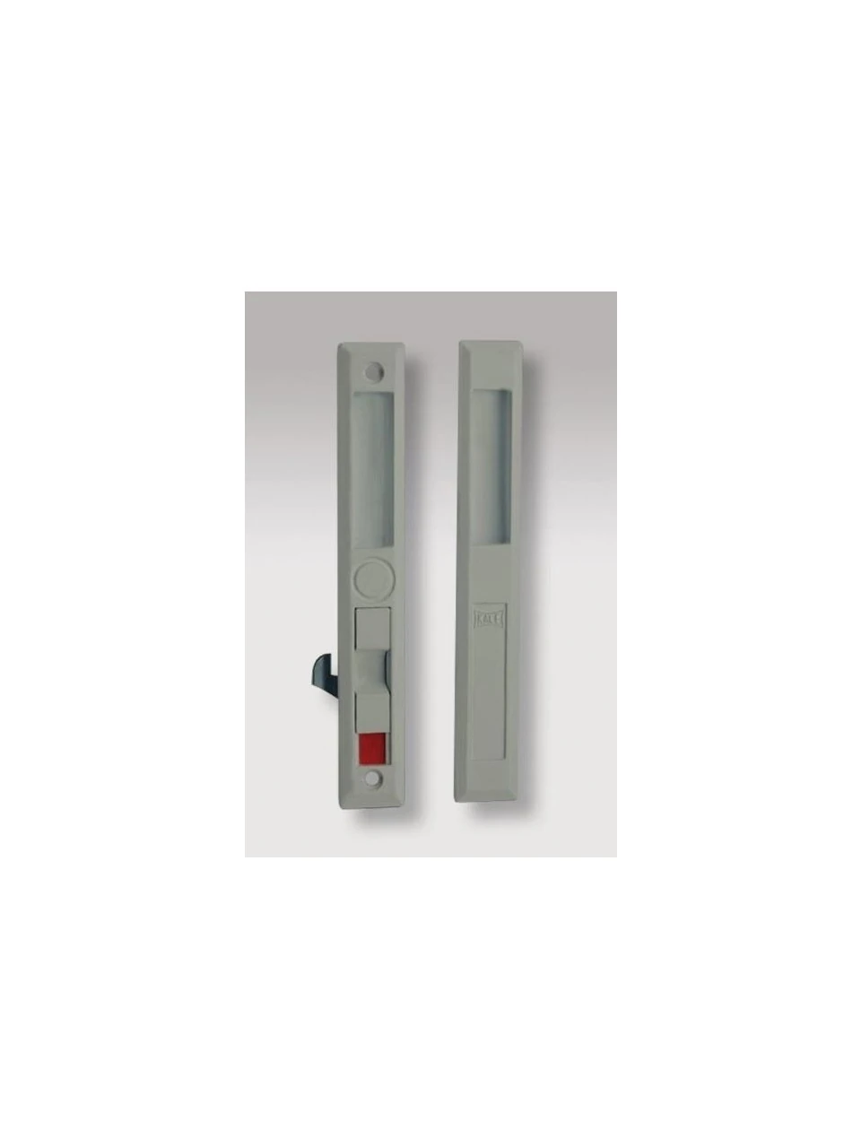 PVC ve Alüminyum Doğrama Kapılar İçin Sürme Kilit Anahtarlı Gri