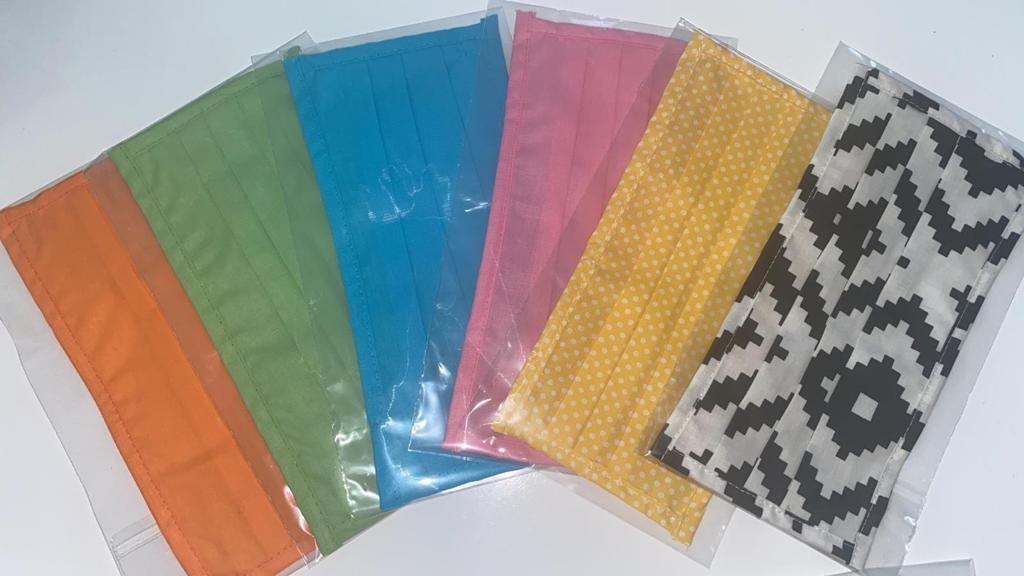 Kumaş Maske Sarı
