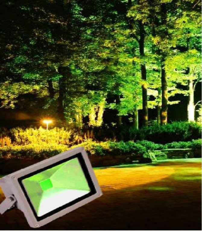 Projektör Led 20w Liper Yeşil