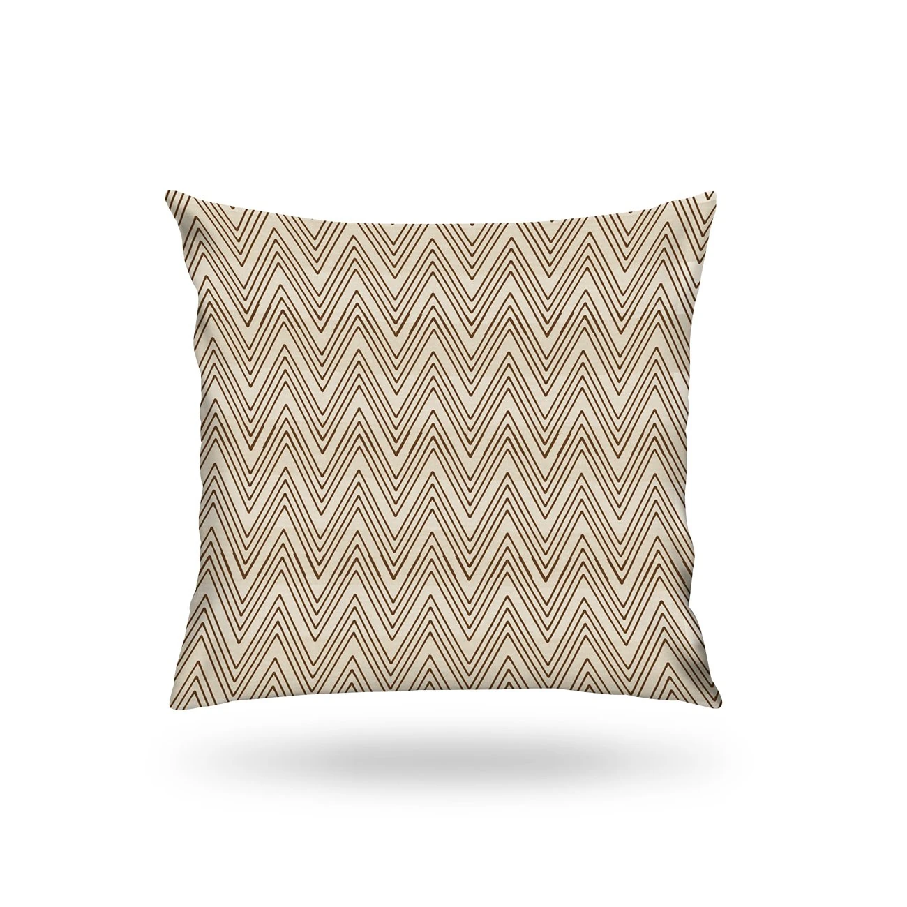 Kırlent Kılıfı İsk. Desen Kahve-Beyaz 43x43cm