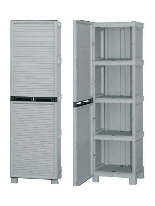 Concert Uzun Dolap Pls. Gri 50x39x172cm