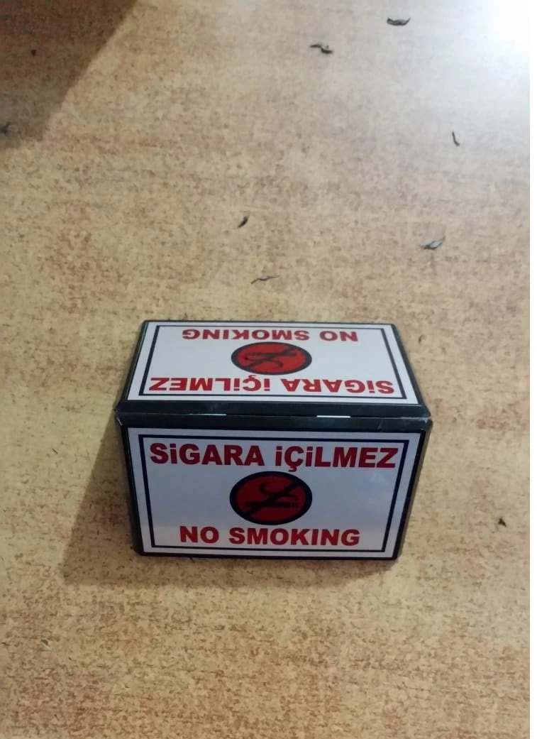 Sigara İçilmez Levhası 7*10cm masa üstü
