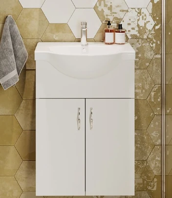 Banyo Dolabı Klasik T Alt Modül Beyaz 65cm