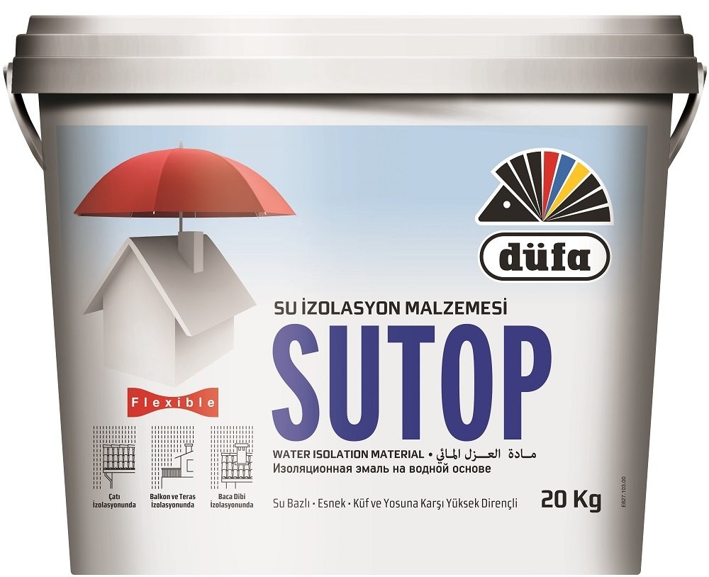 DÜFA SUTOP Su Kesici İzolasyon Beyaz 20KG.