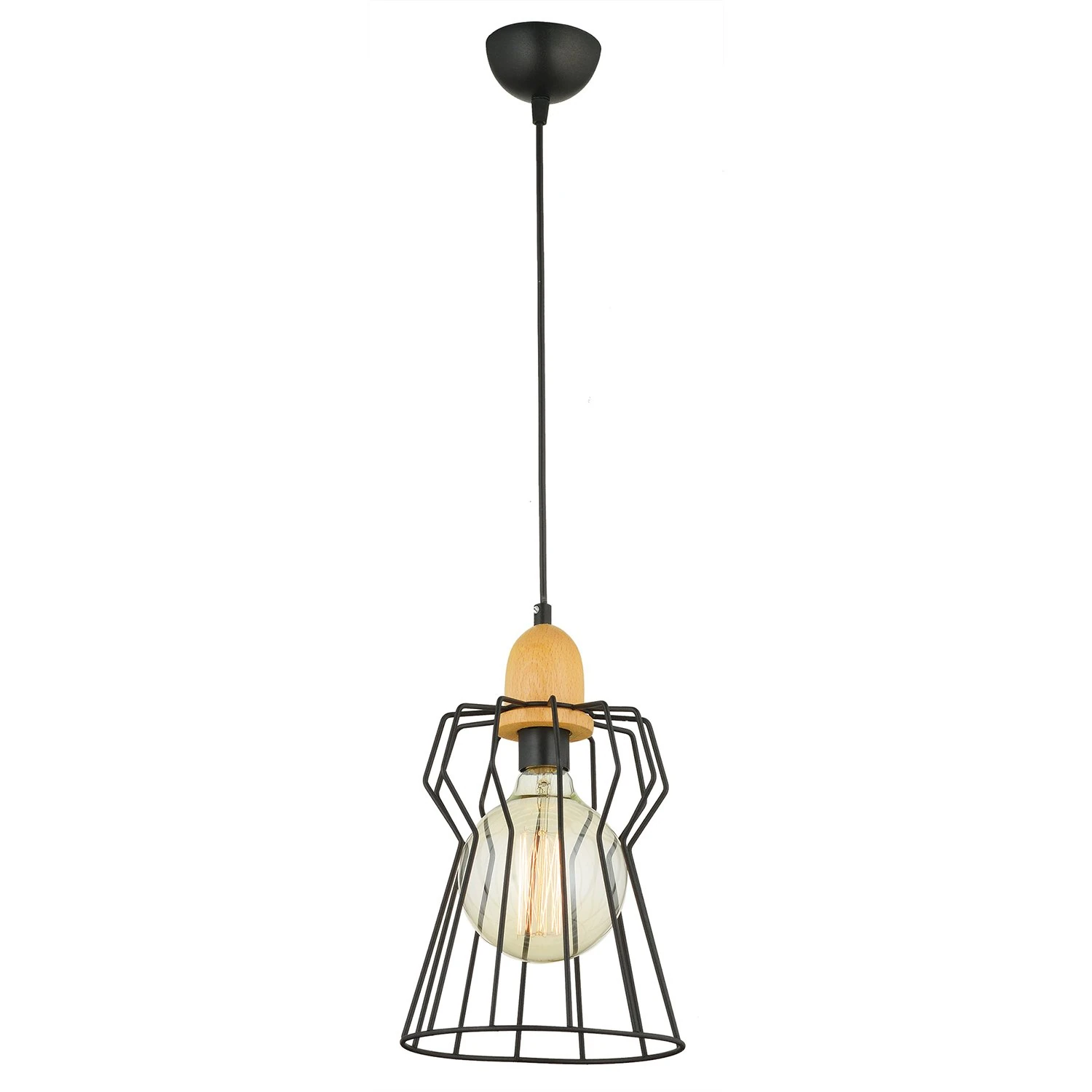 Faldas Teki Sarkıt Avize Siyah