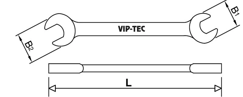 Anahtar Çatal İki Ağız 20x22