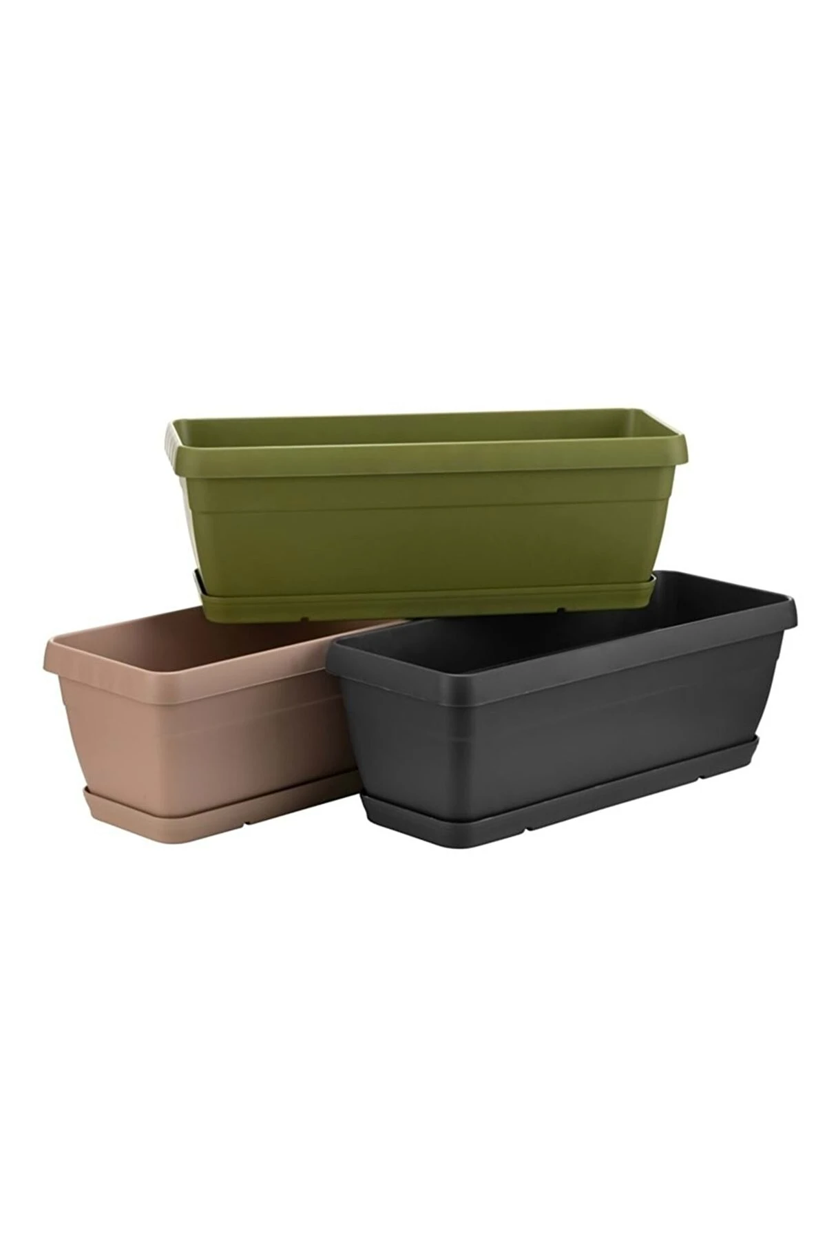 Manolya Balkon Saksı 11Lt Krem