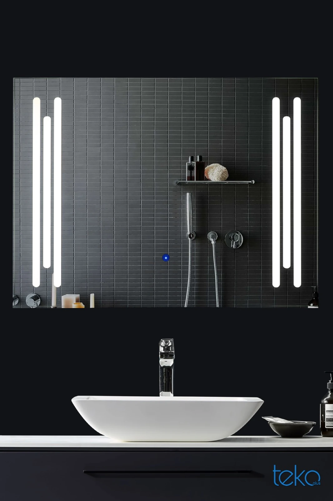 Led Ayna 80*60Cm Yatay