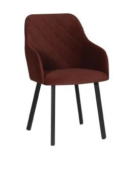 Sandalye Rarra Uras 4 Koyu Kahve-Siyah Ayak