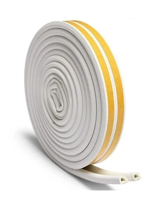 Kapı Pencere Bandı D Tipi 2li Beyaz 50mt