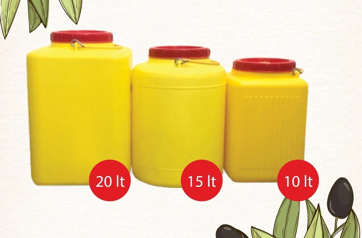 Sarı Hellim Bidonu 20lt