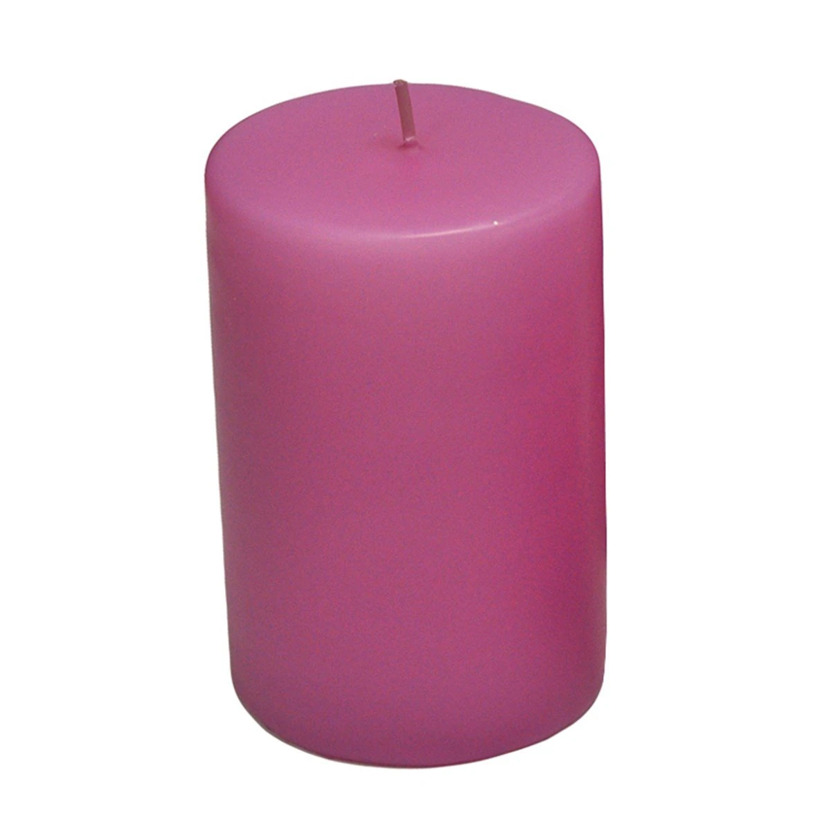 Mum Silindir 6x8cm Pembe Kokusuz