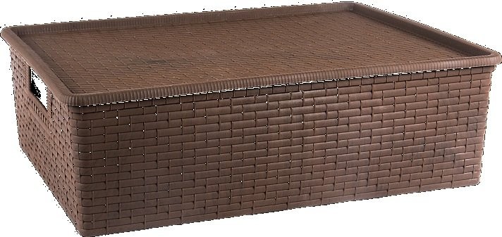 ÇAMAŞIR SEPETİ Q-BASKET BROWN 41 L