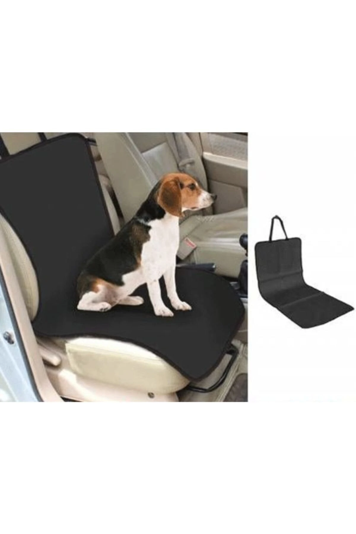 Evcil Hayvan Tekli Araç Koltuk Koruma Örtüsü Siyah