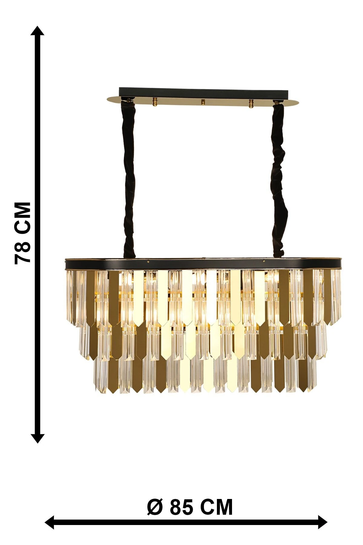 Alissa Avize Ø85cm  Sarı