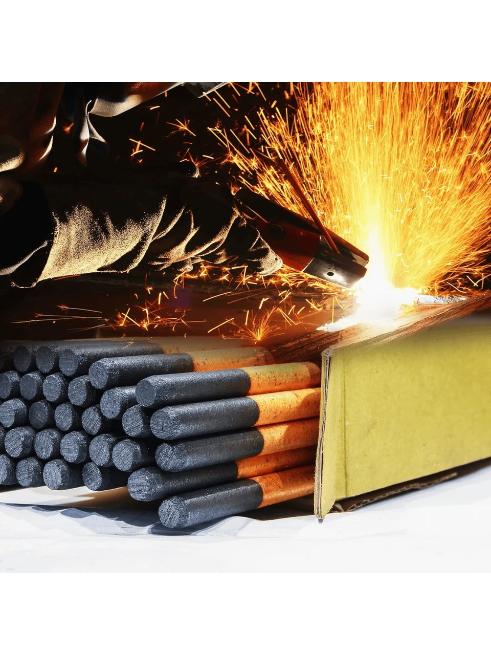 Karbon Kesme-Oluk Açma Elektrot  - 6.5X305 MM. 50 Adet/Paket