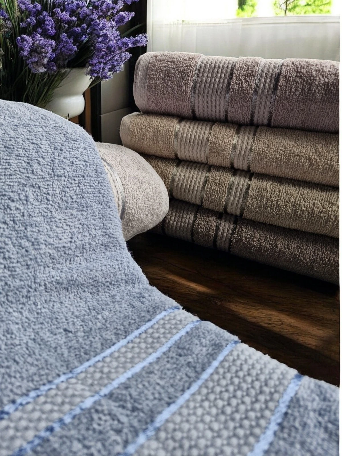 Banyo Havlusu Julie Softy Battal 6'lı Mix 90x145cm