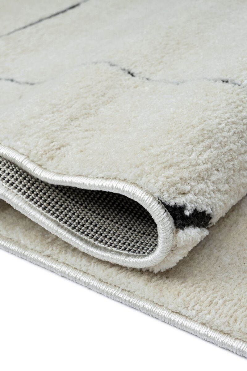 Jung Halı Krem Siyah 160x230