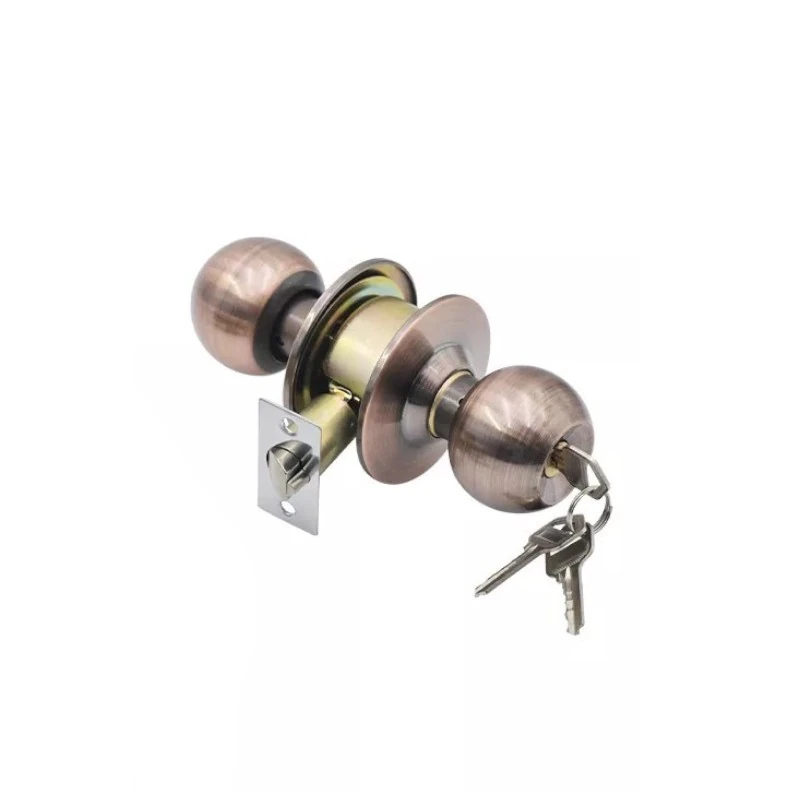 Kapı Kilidi Topuzlu Antik Bakır