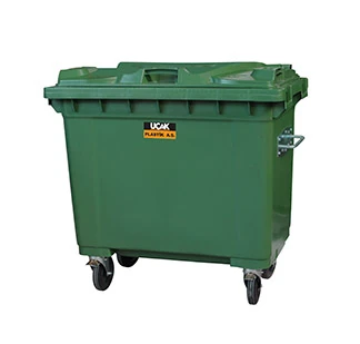 Çöp Konteyneri YEŞİL 660 Litre