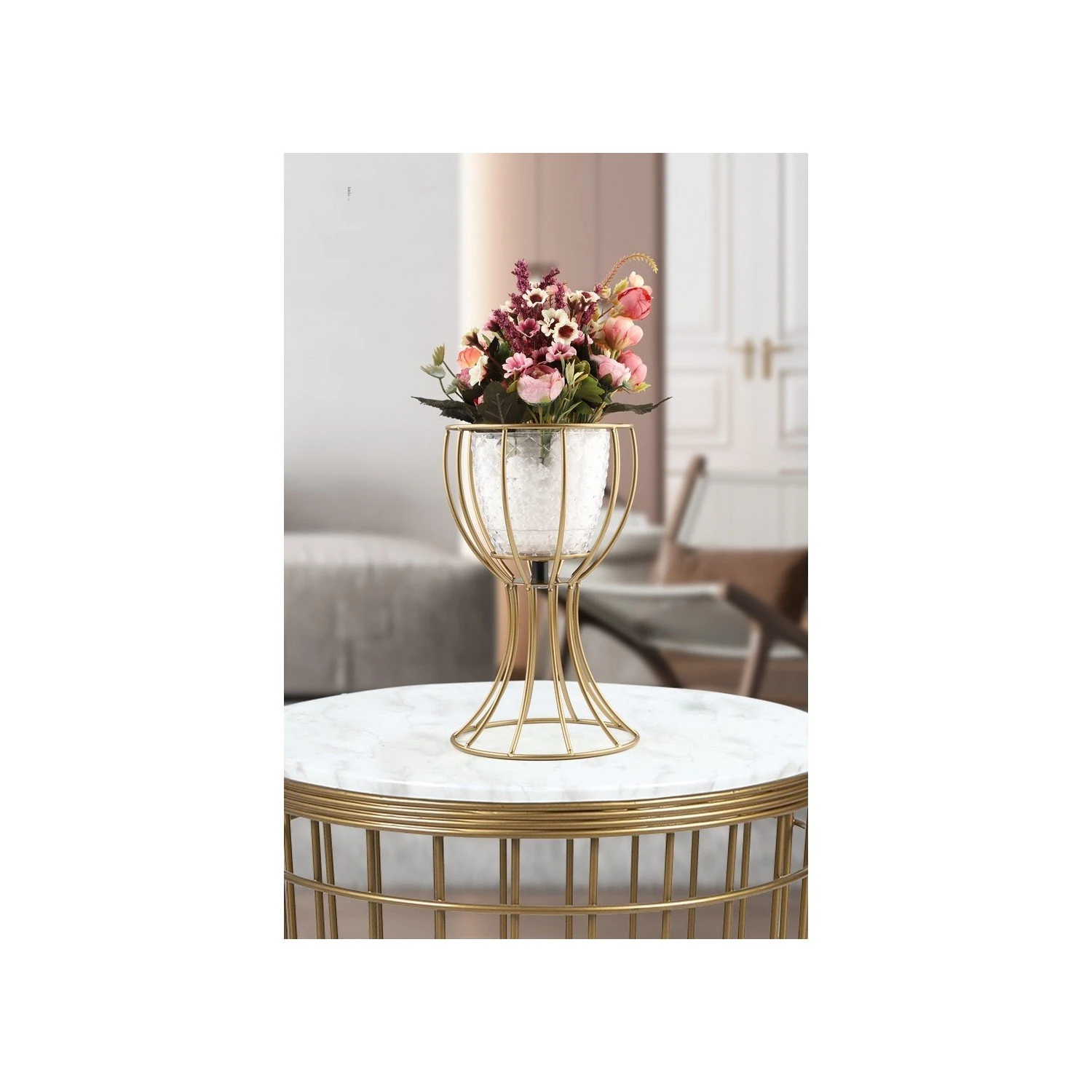 Saksılık Anafor Eskitme- Şeffaf Saksı