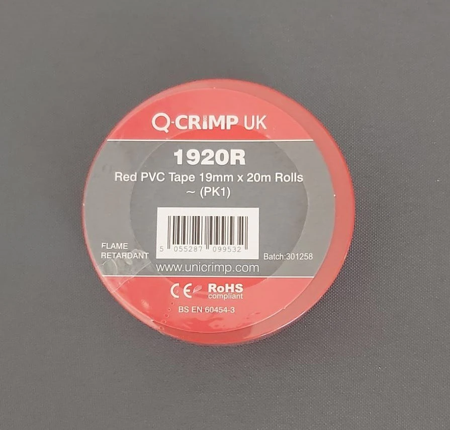 Kırmızı Renk Della 20M x 19MM