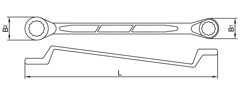 Anahtar Yıldız İki Ağız 25x28