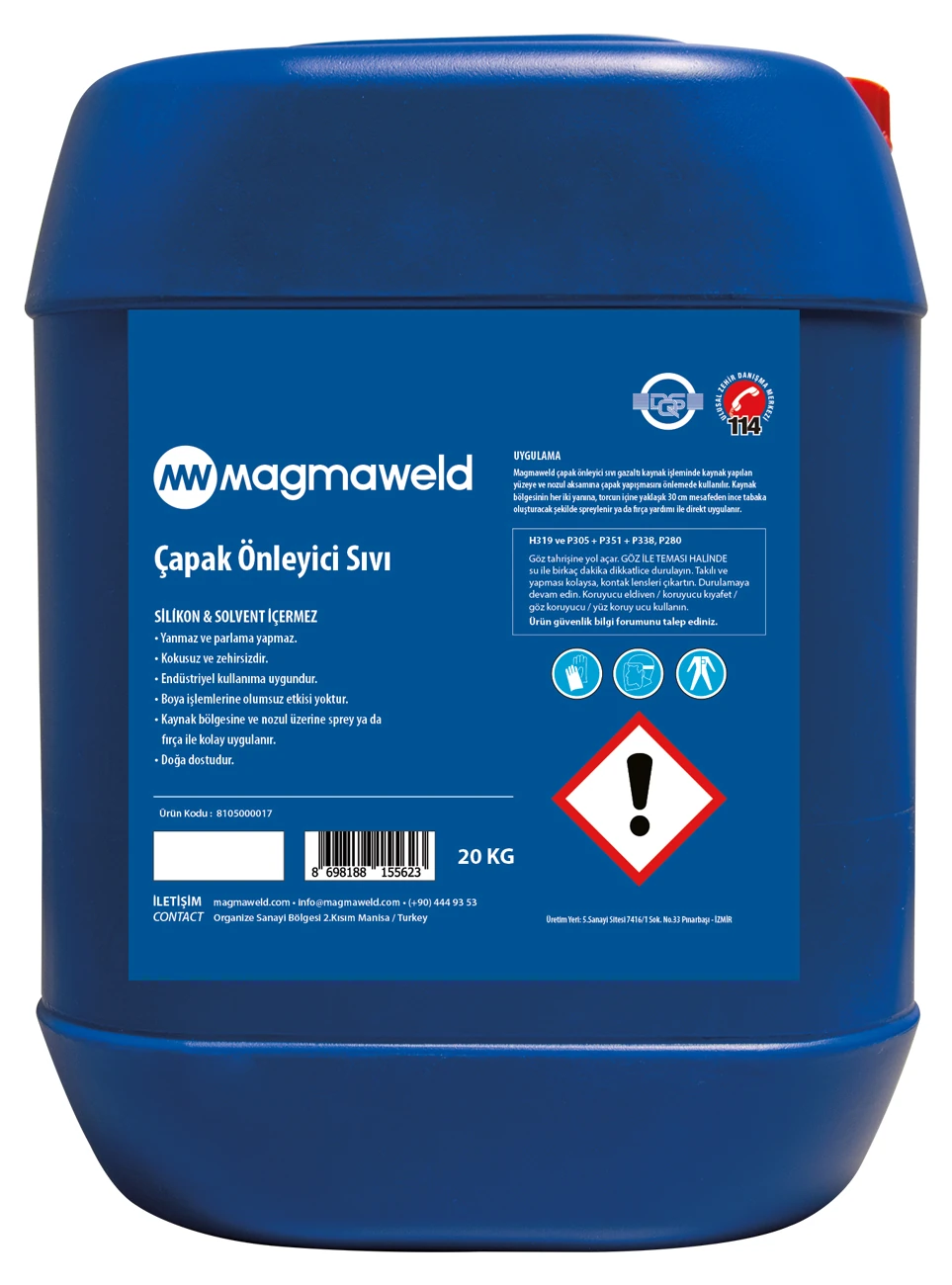 Magmaweld Çapak Önleyici Sıvı- 25 Kg