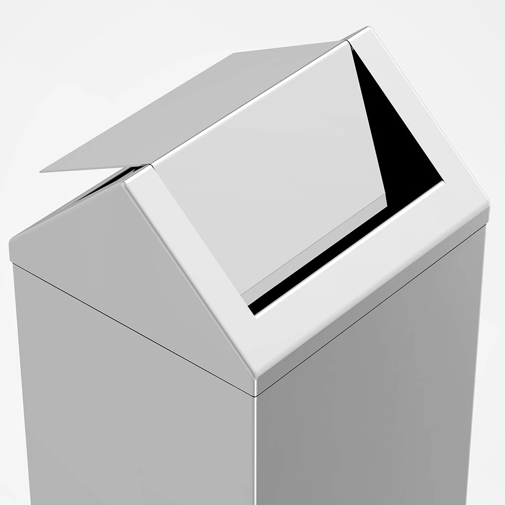 Pasl. Çöp Kovası 11lt Sallanır Kapak 430kalite