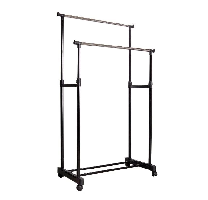 Tekerlekli  Askılık İkili 156x80x43 cm