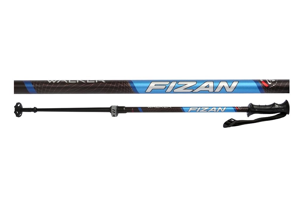 Walker Çiftli Pole Baton  2 Section Mavi