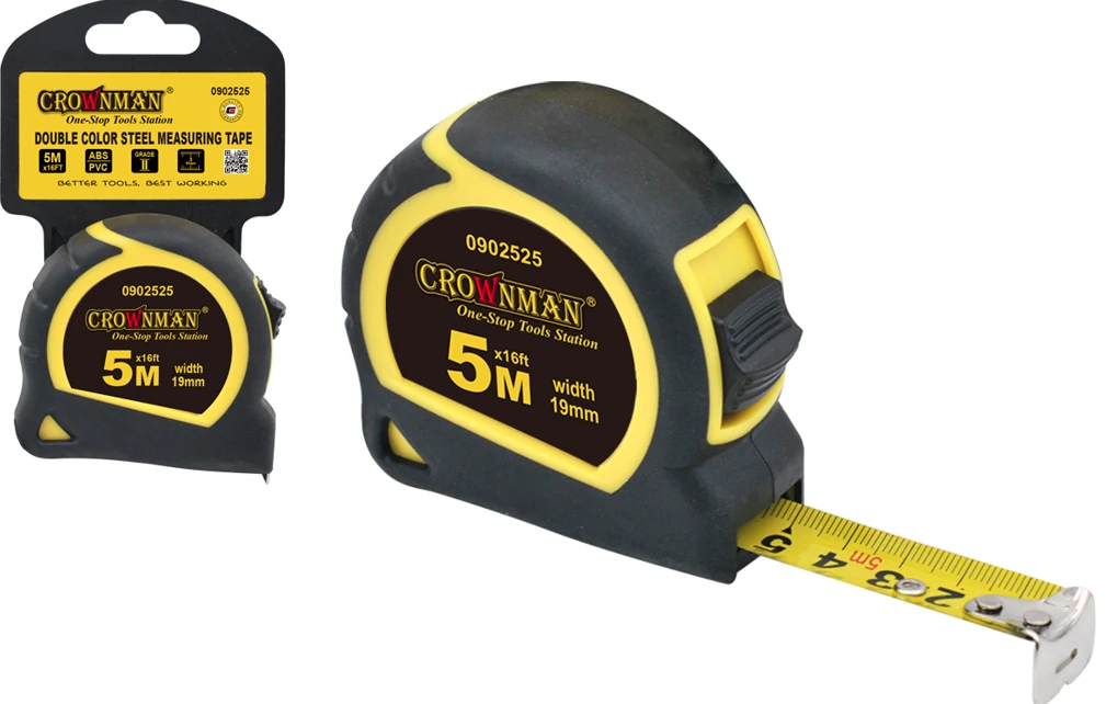 Metre Sarı Siyah 5mx19mm