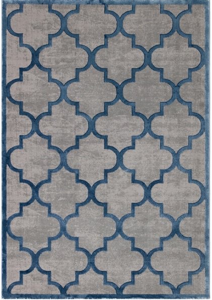 Halı Como Gri-Mavi 80*150cm